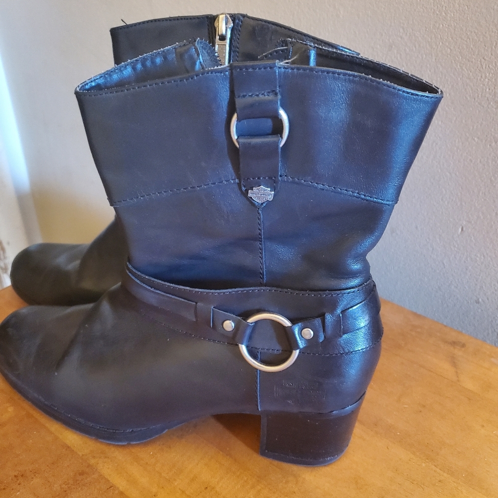 Womens Harley Davidson Leather Boots